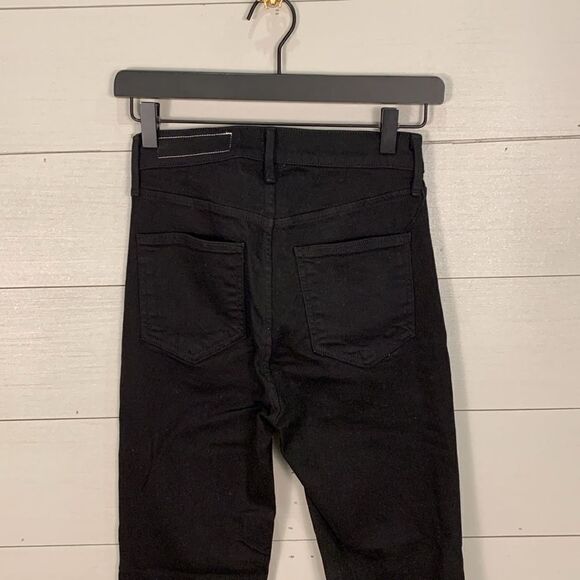 Rag & Bone Modele black bootcut wide leg stretch jeans size 25 - Picture 6 of 12